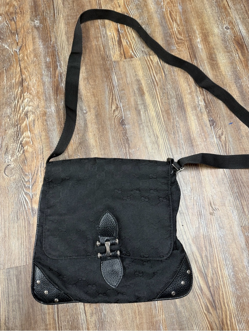 Black cross body bag